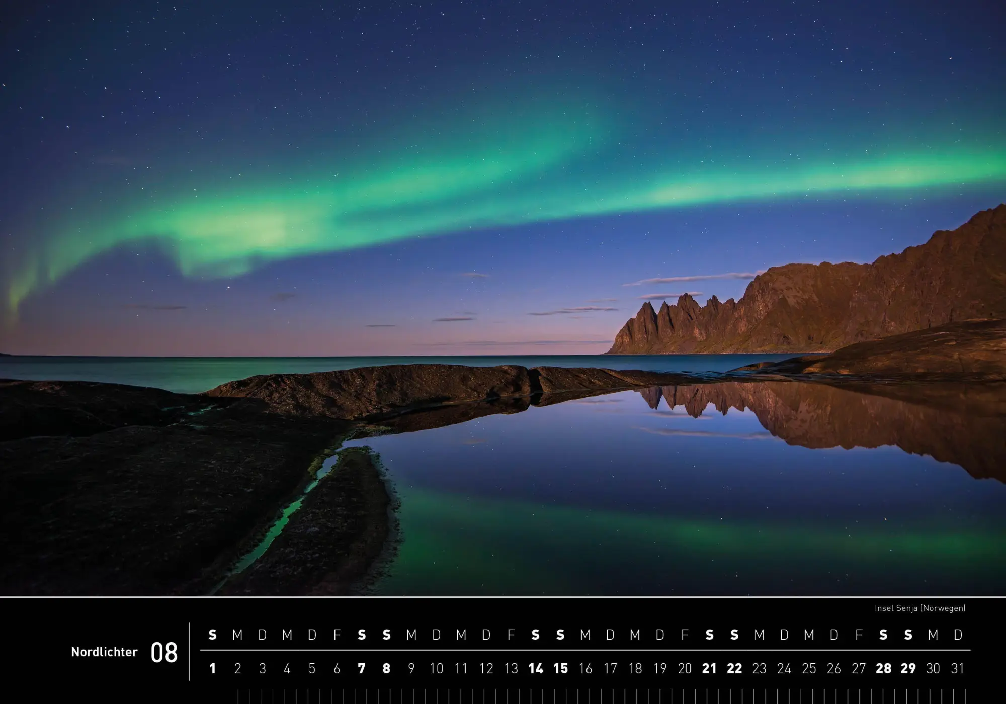 Bild: 9783968556949 | Nordlichter Premiumkalender 2027 | Robert Haasmann | Kalender | 14 S.
