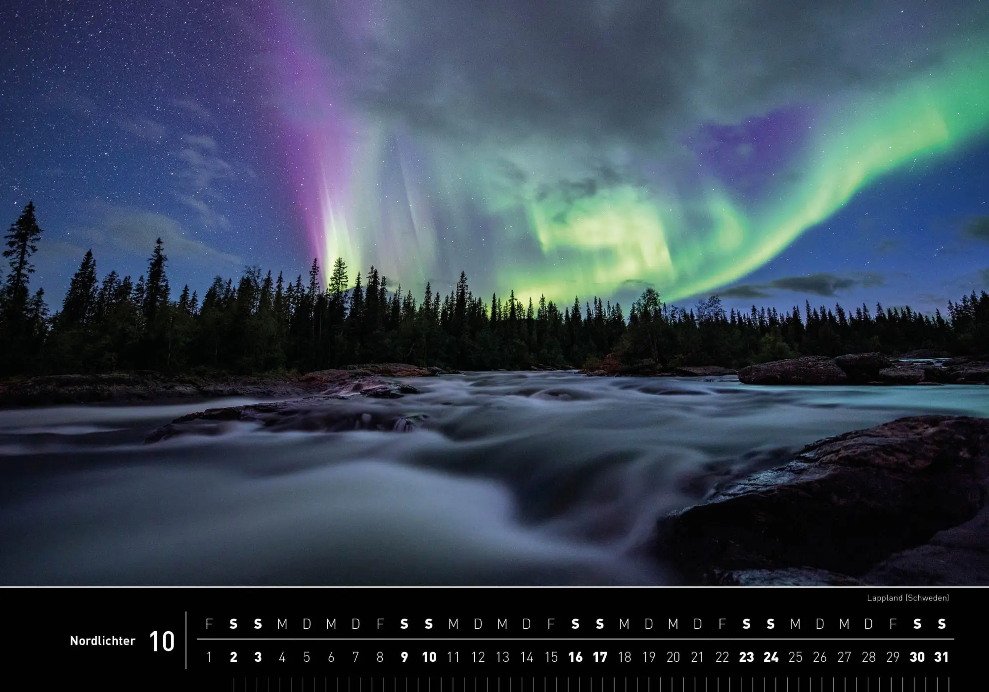 Bild: 9783968556949 | Nordlichter Premiumkalender 2027 | Robert Haasmann | Kalender | 14 S.