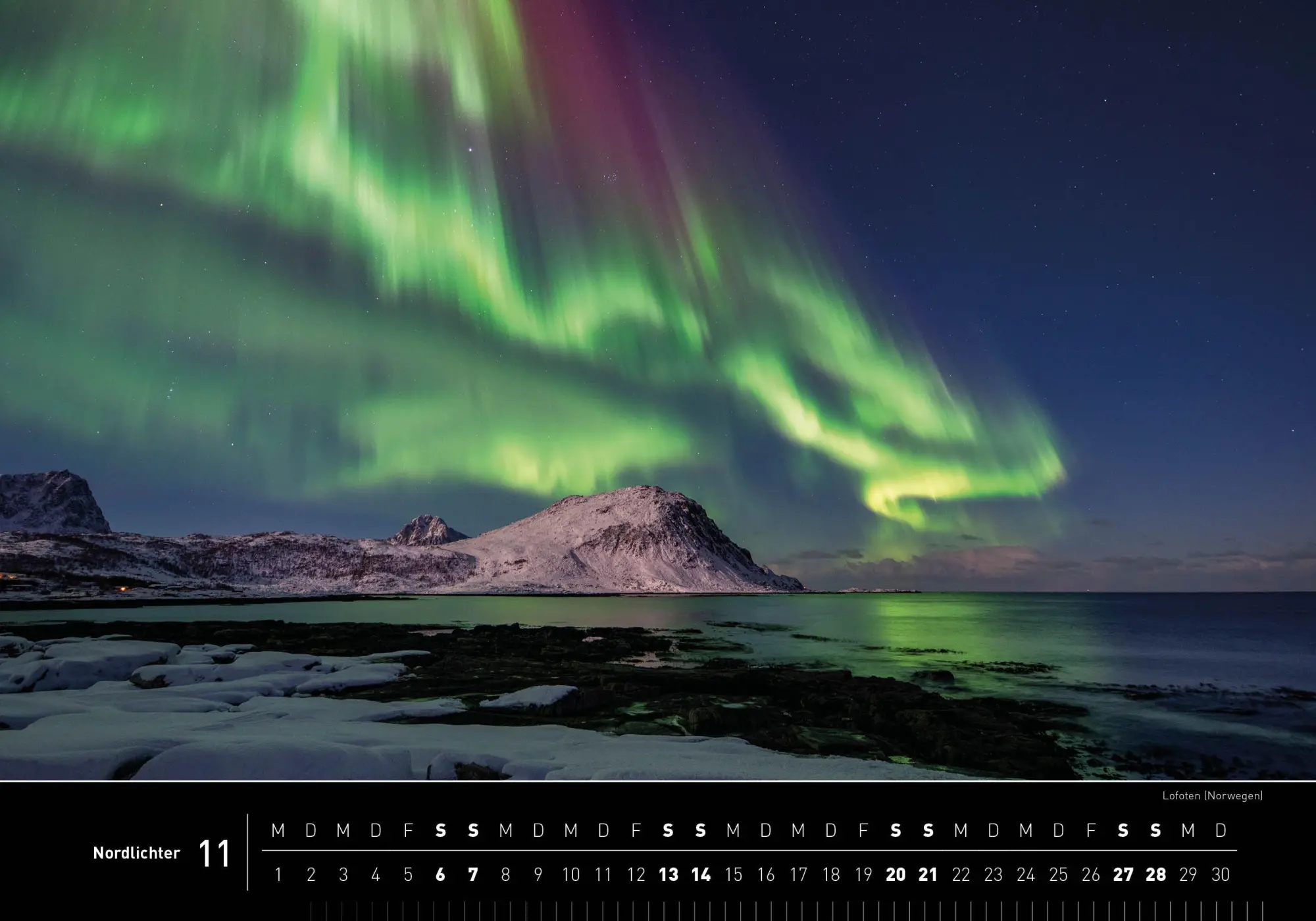 Bild: 9783968556949 | Nordlichter Premiumkalender 2027 | Robert Haasmann | Kalender | 14 S.