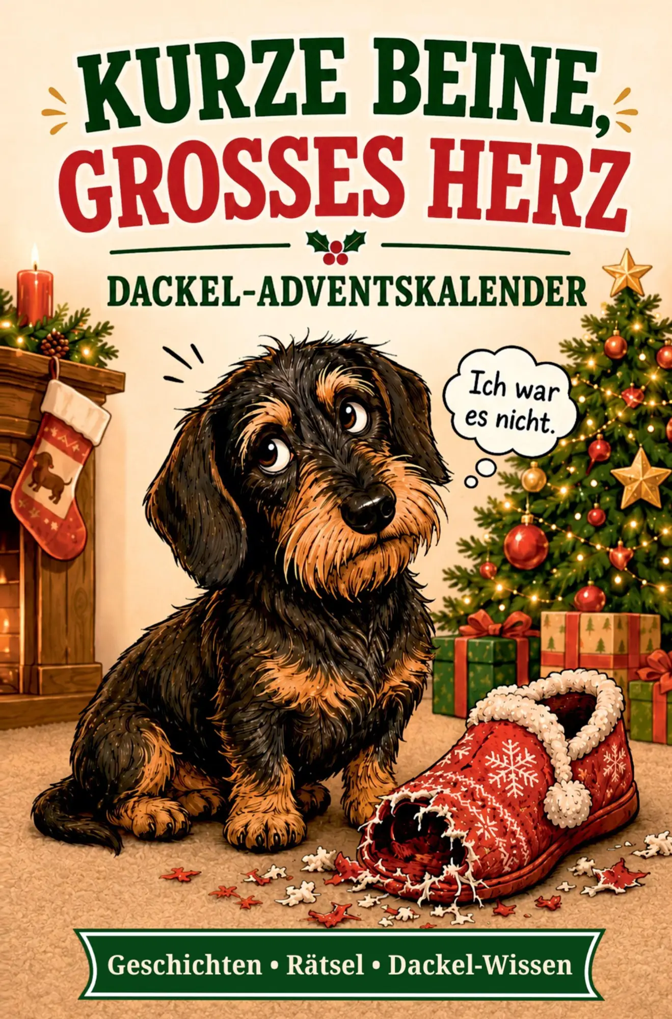 Cover: 9789403936949 | Kurze Beine, großes Herz: Der Dackel-Adventskalender - 24 Tage...