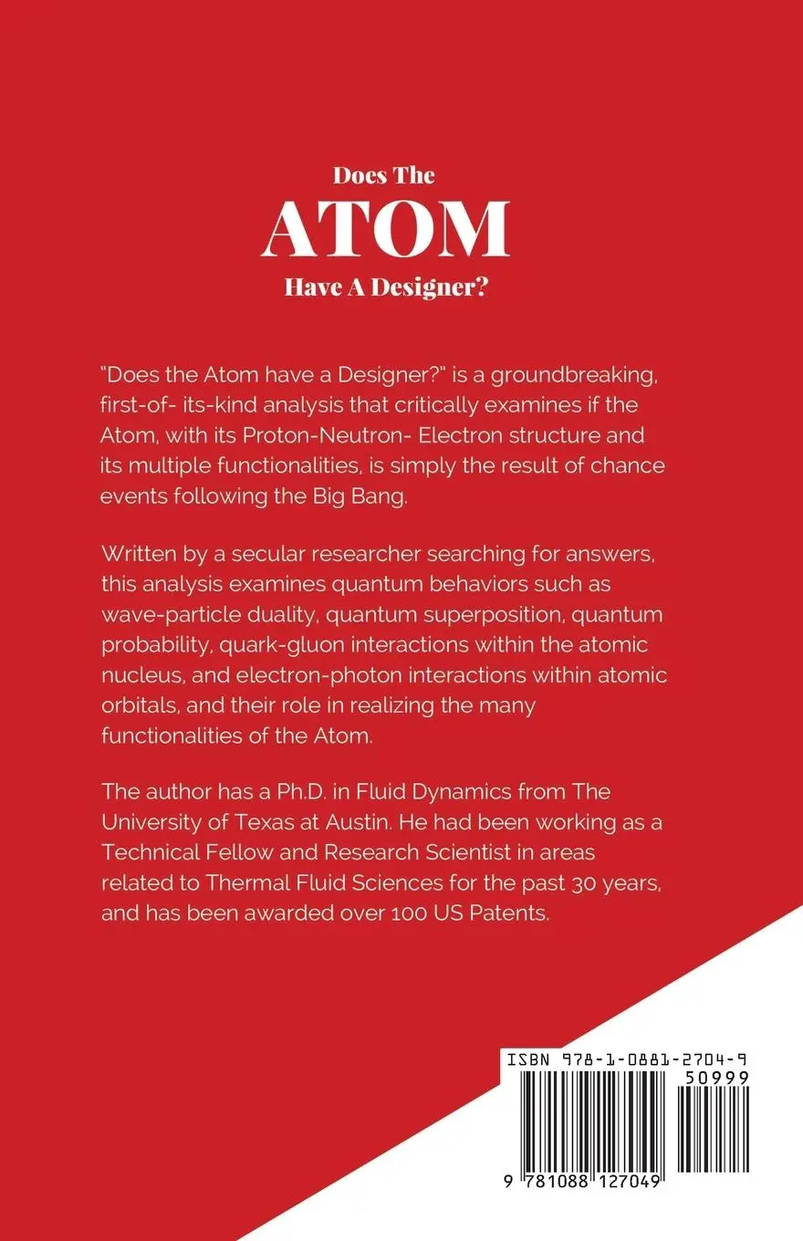Rückseite: 9781088127049 | Does The Atom Have A Designer? | Lakhi N. Goenka | Taschenbuch | 2023