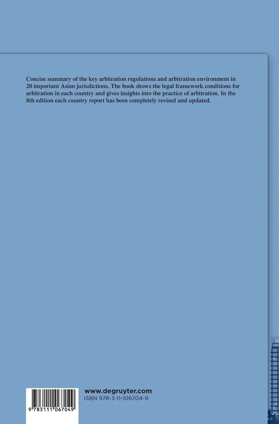 Rückseite: 9783111067049 | Asia Arbitration Guide | Andreas Respondek | Buch | IX | Englisch