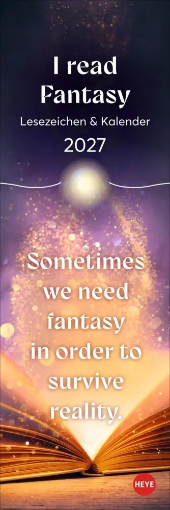 Cover: 9783756417049 | Fantasy Lesezeichen &amp; Kalender 2027 | Kalender | Geblockt | 13 S.