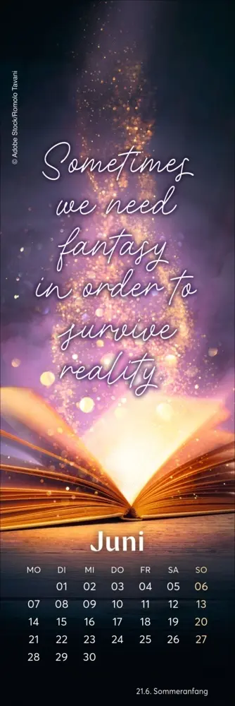 Bild: 9783756417049 | Fantasy Lesezeichen &amp; Kalender 2027 | Kalender | Geblockt | 13 S.