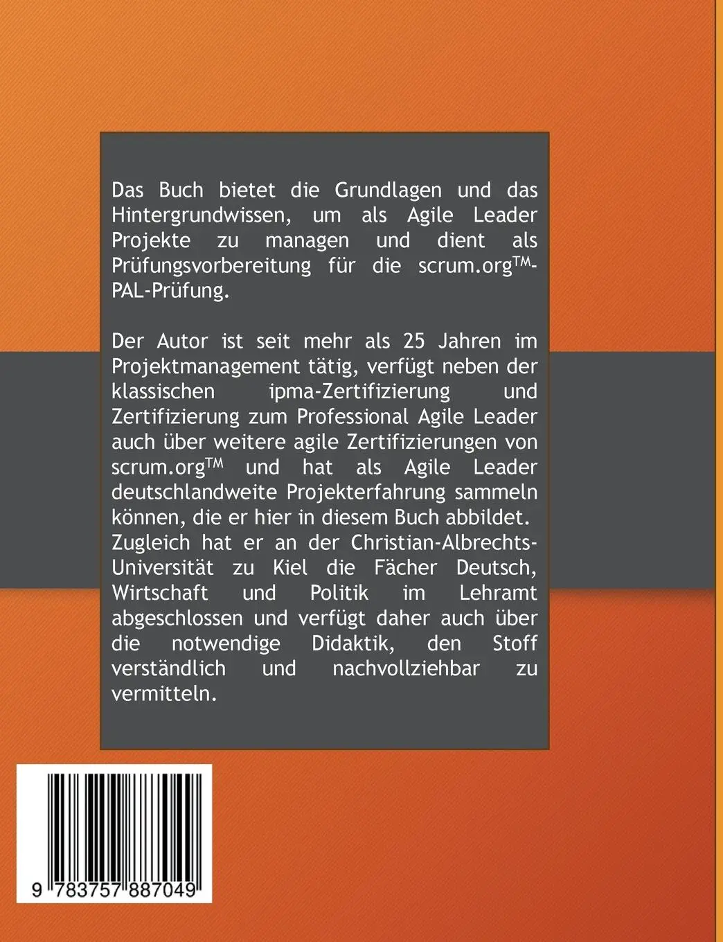 Rückseite: 9783757887049 | Professional Agile Leadership | Maik Uhlig | Taschenbuch | Paperback