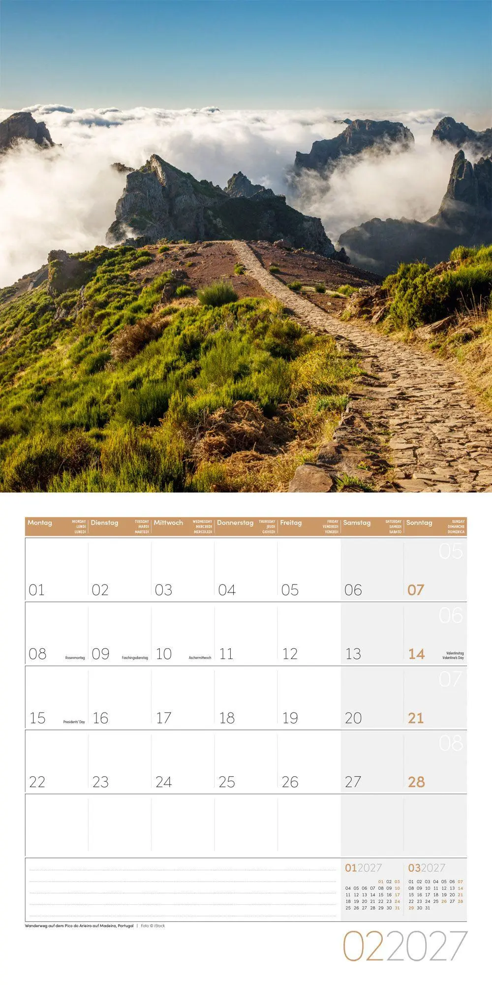 Bild: 9783838447049 | Traumpfade Kalender 2027 - 30x30 - Art12 | Ackermann Kunstverlag GmbH