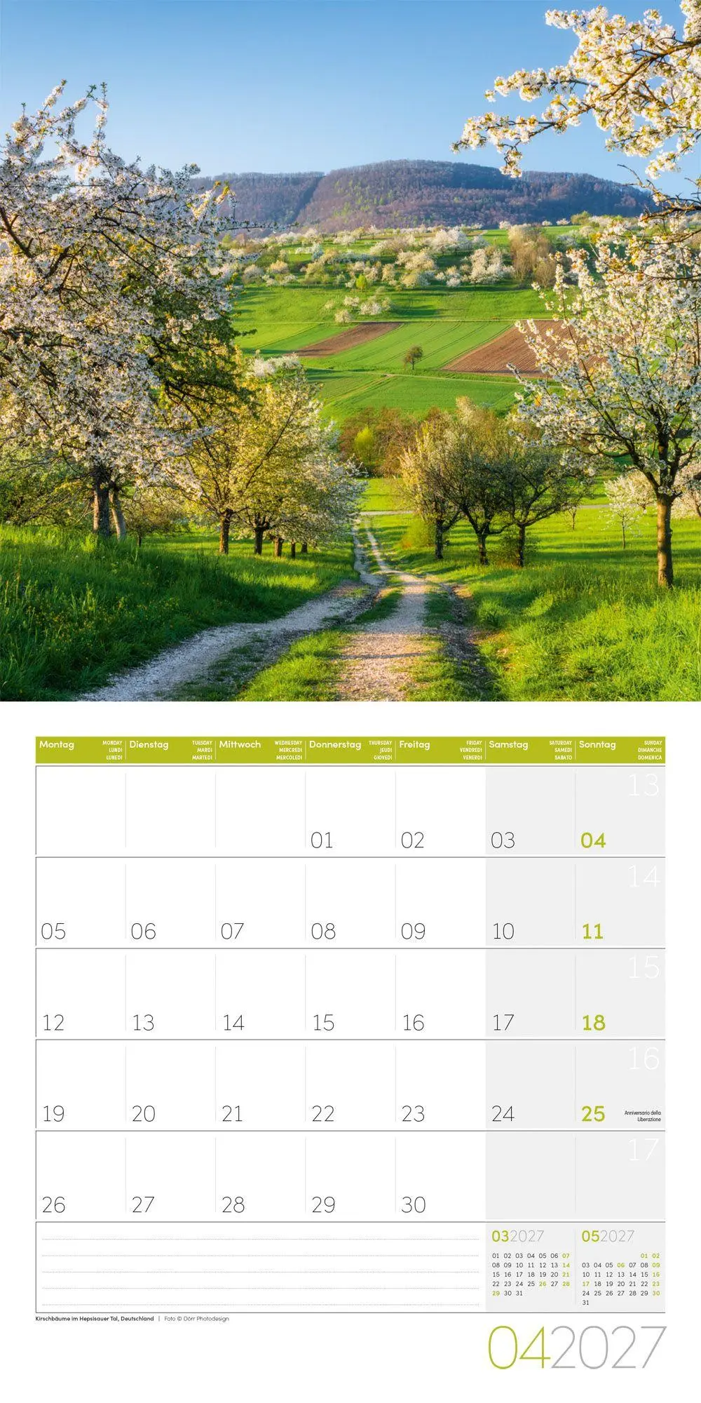 Bild: 9783838447049 | Traumpfade Kalender 2027 - 30x30 - Art12 | Ackermann Kunstverlag GmbH
