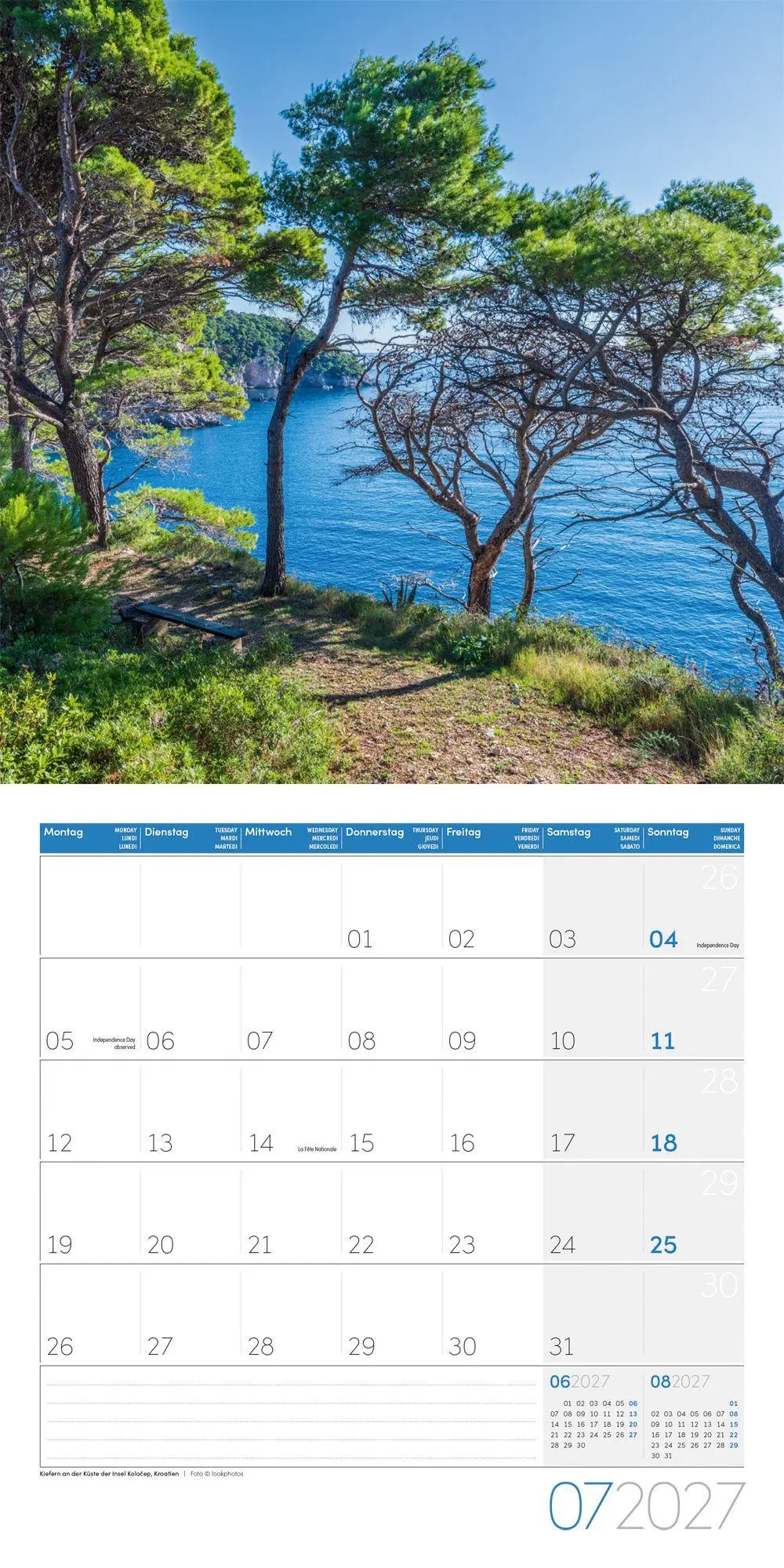 Bild: 9783838447049 | Traumpfade Kalender 2027 - 30x30 - Art12 | Ackermann Kunstverlag GmbH