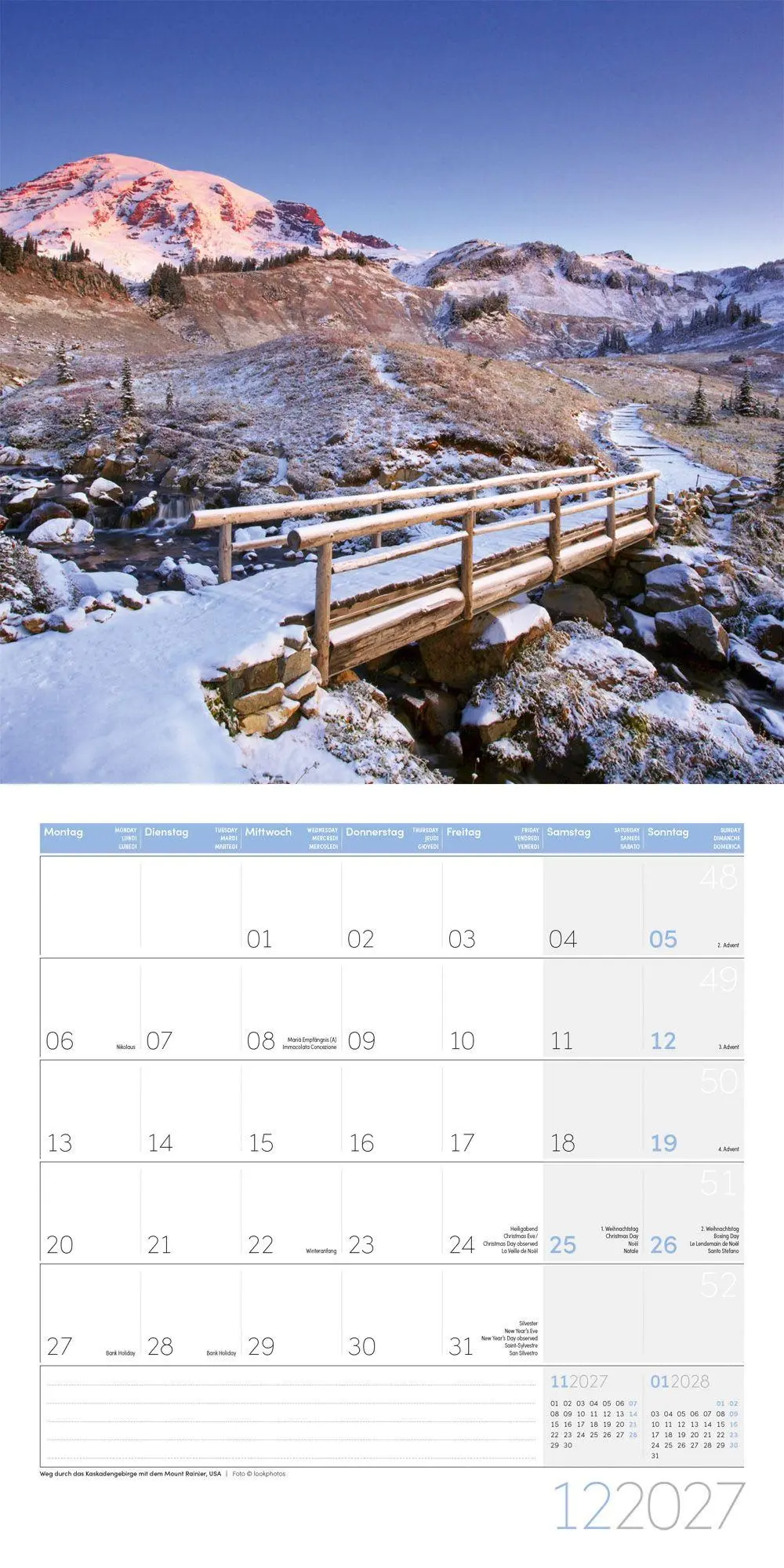 Bild: 9783838447049 | Traumpfade Kalender 2027 - 30x30 - Art12 | Ackermann Kunstverlag GmbH