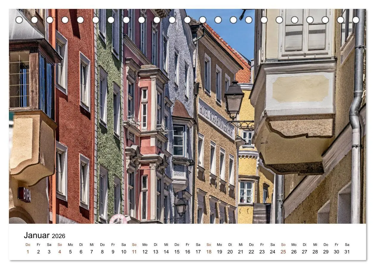Bild: 9783457807149 | Sonniges Schärding, Barockstadt am Inn (Tischkalender 2026 DIN A5...