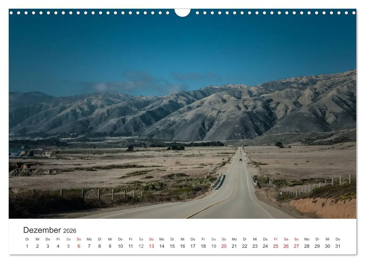 Bild: 9783516067149 | USA Roads (Wandkalender 2026 DIN A3 quer), CALVENDO Monatskalender