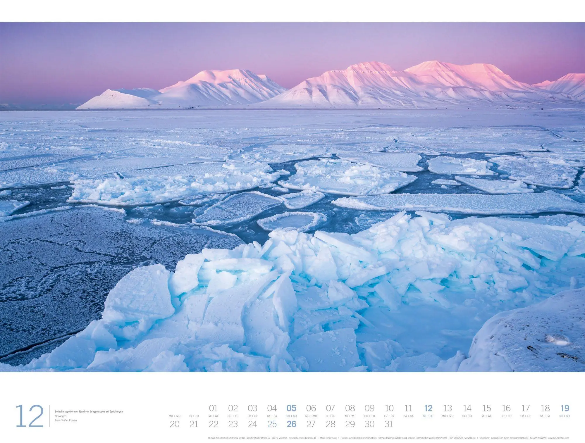 Bild: 9783838437149 | Planet Earth Gallery Kalender 2027 | Ackermann Kunstverlag GmbH | 2027