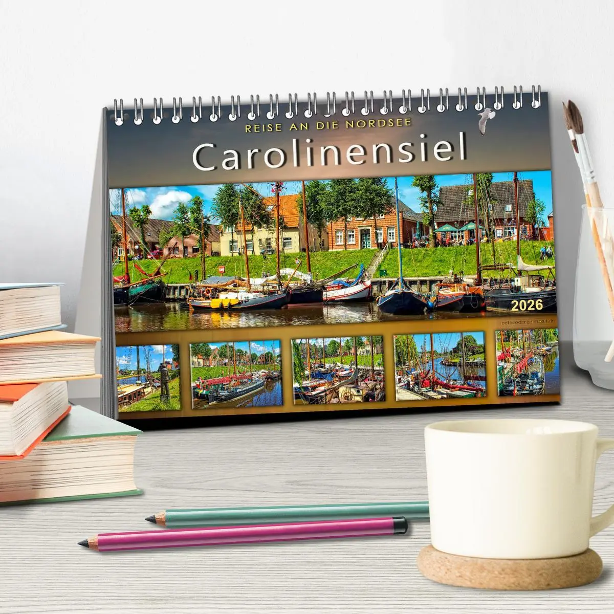 Bild: 9783457897249 | Reise an die Nordsee - Carolinensiel (Tischkalender 2026 DIN A5...