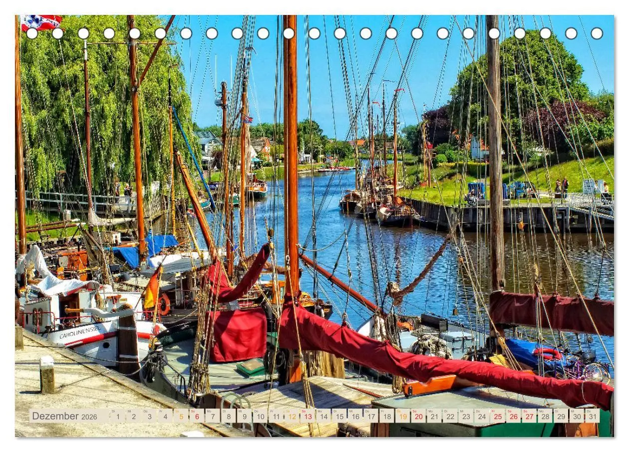 Bild: 9783457897249 | Reise an die Nordsee - Carolinensiel (Tischkalender 2026 DIN A5...