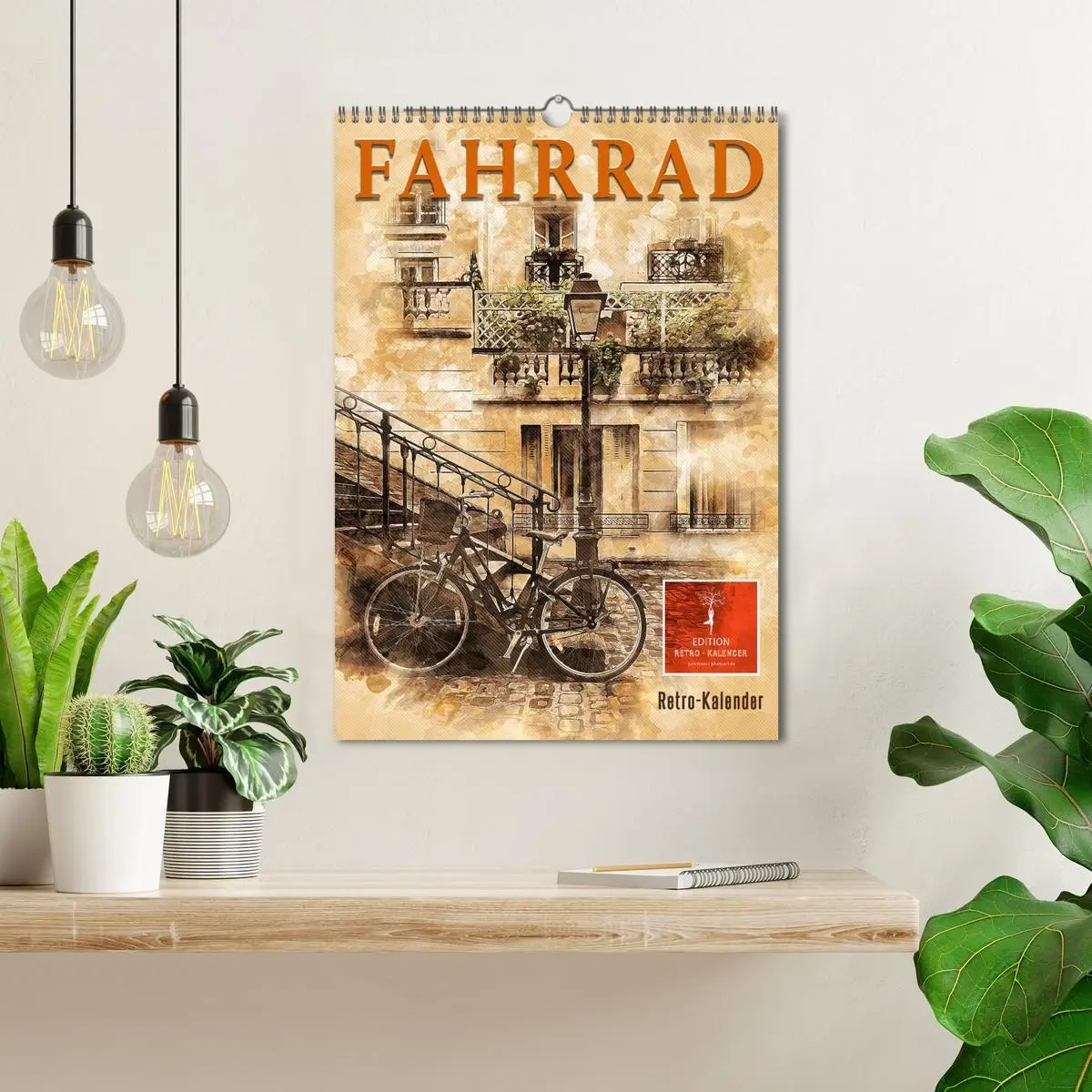 Bild: 9783569527249 | Fahrrad - Retro-Kalender (Wandkalender 2027 DIN A3 hoch), CALVENDO...