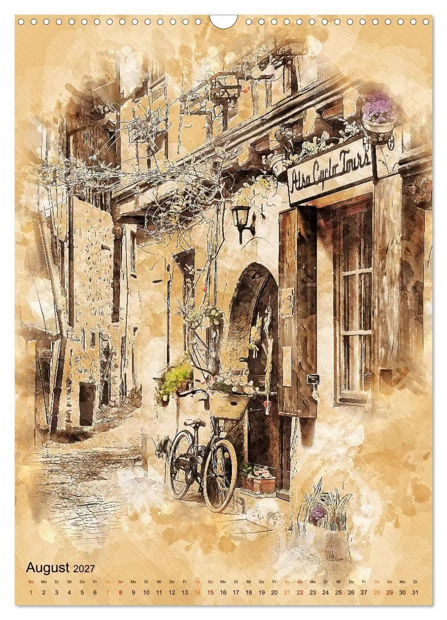 Bild: 9783569527249 | Fahrrad - Retro-Kalender (Wandkalender 2027 DIN A3 hoch), CALVENDO...