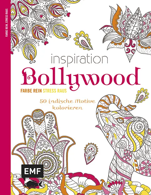 Cover: 9783863557249 | Inspiration Bollywood | 50 indische Motive kolorieren | Taschenbuch