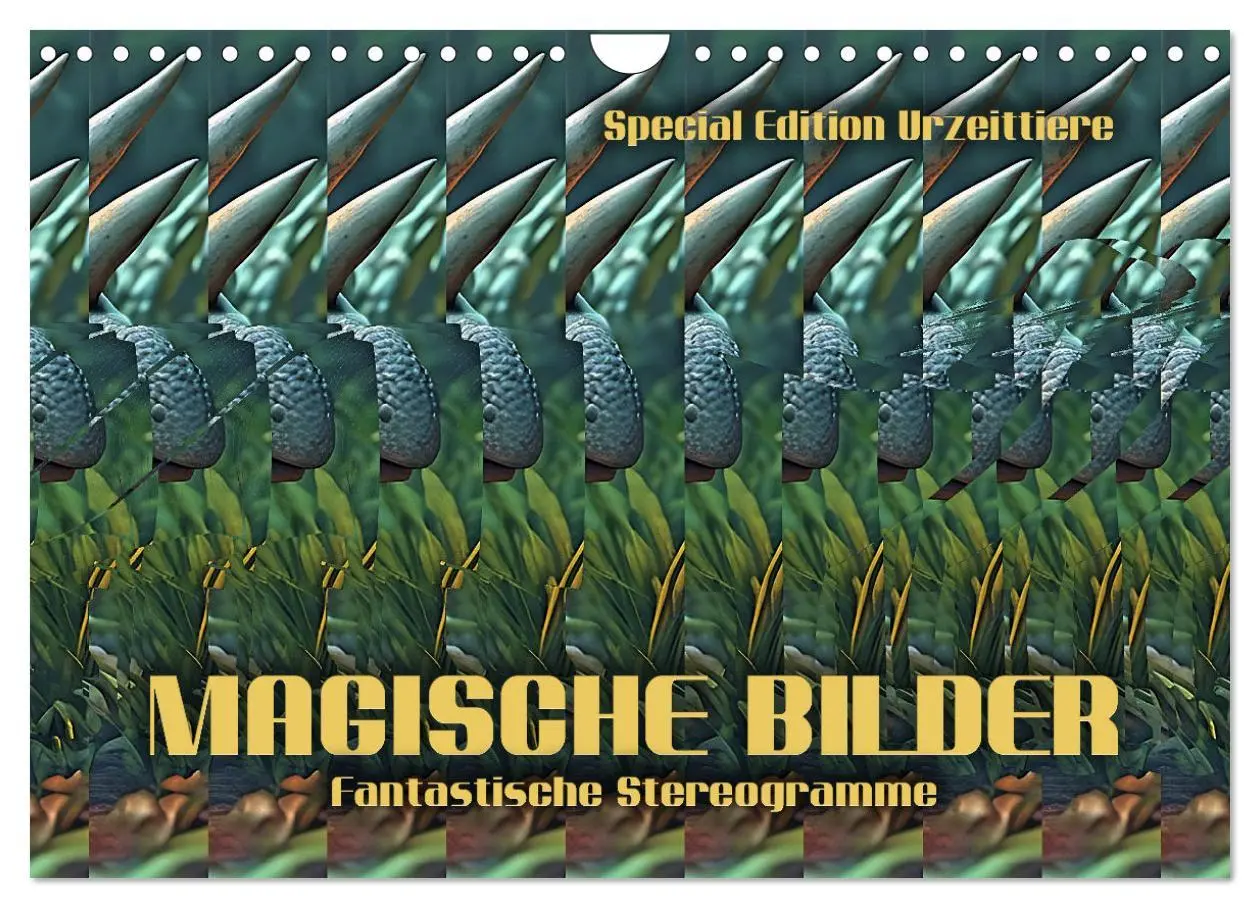 Cover: 9783457337349 | Magische Bilder - fantastische Stereogramme (Wandkalender 2026 DIN...
