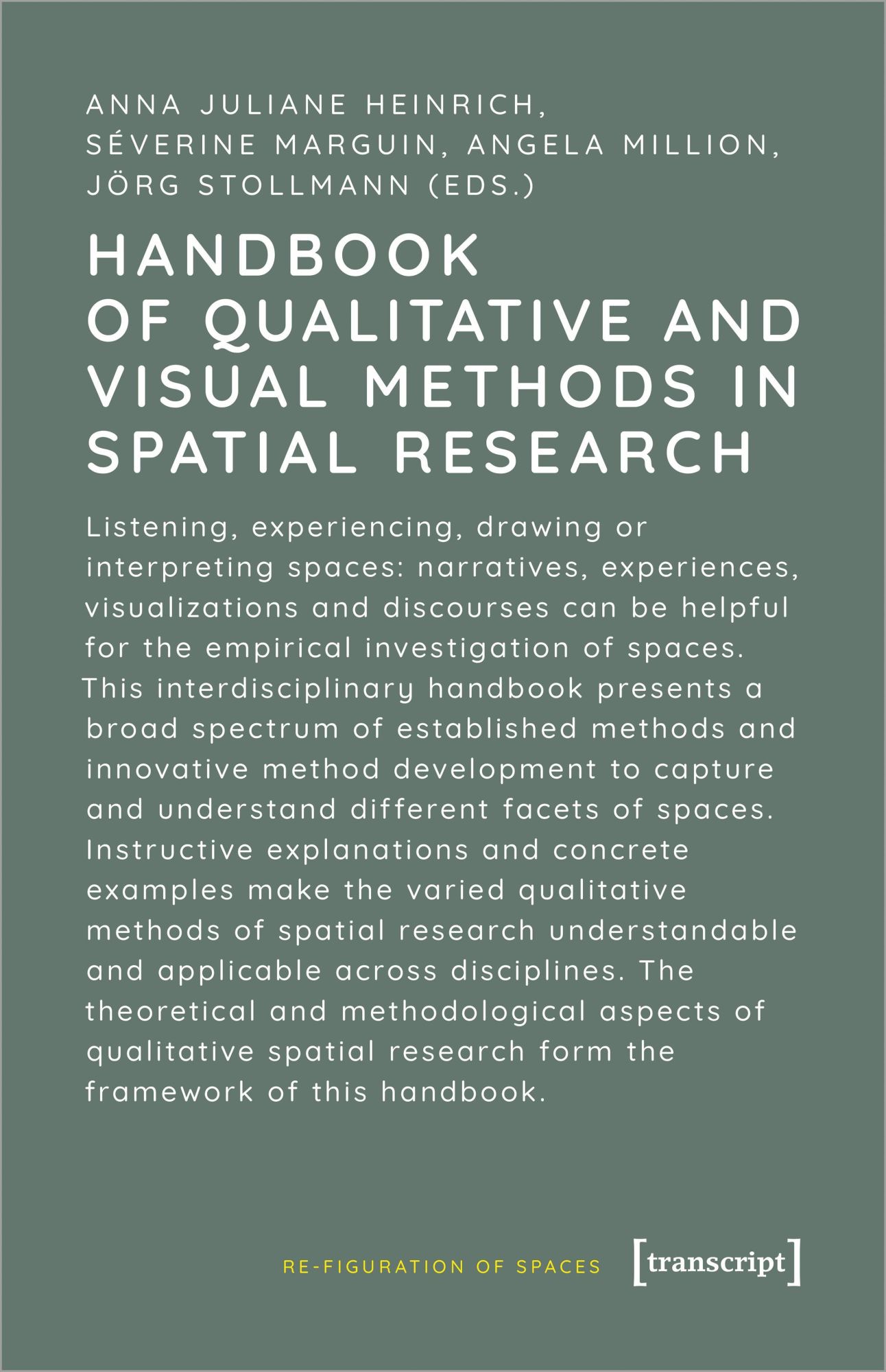 Cover: 9783837667349 | Handbook of Qualitative and Visual Methods in Spatial Research | Buch