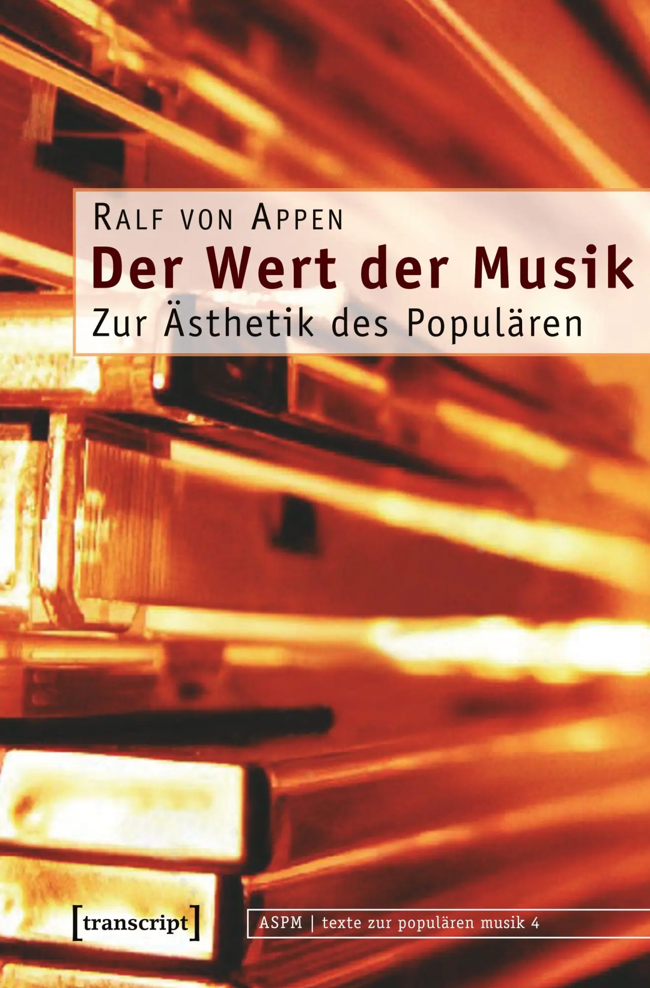 Cover: 9783899427349 | Der Wert der Musik | Ralf Von Appen | Taschenbuch | 344 S. | Deutsch