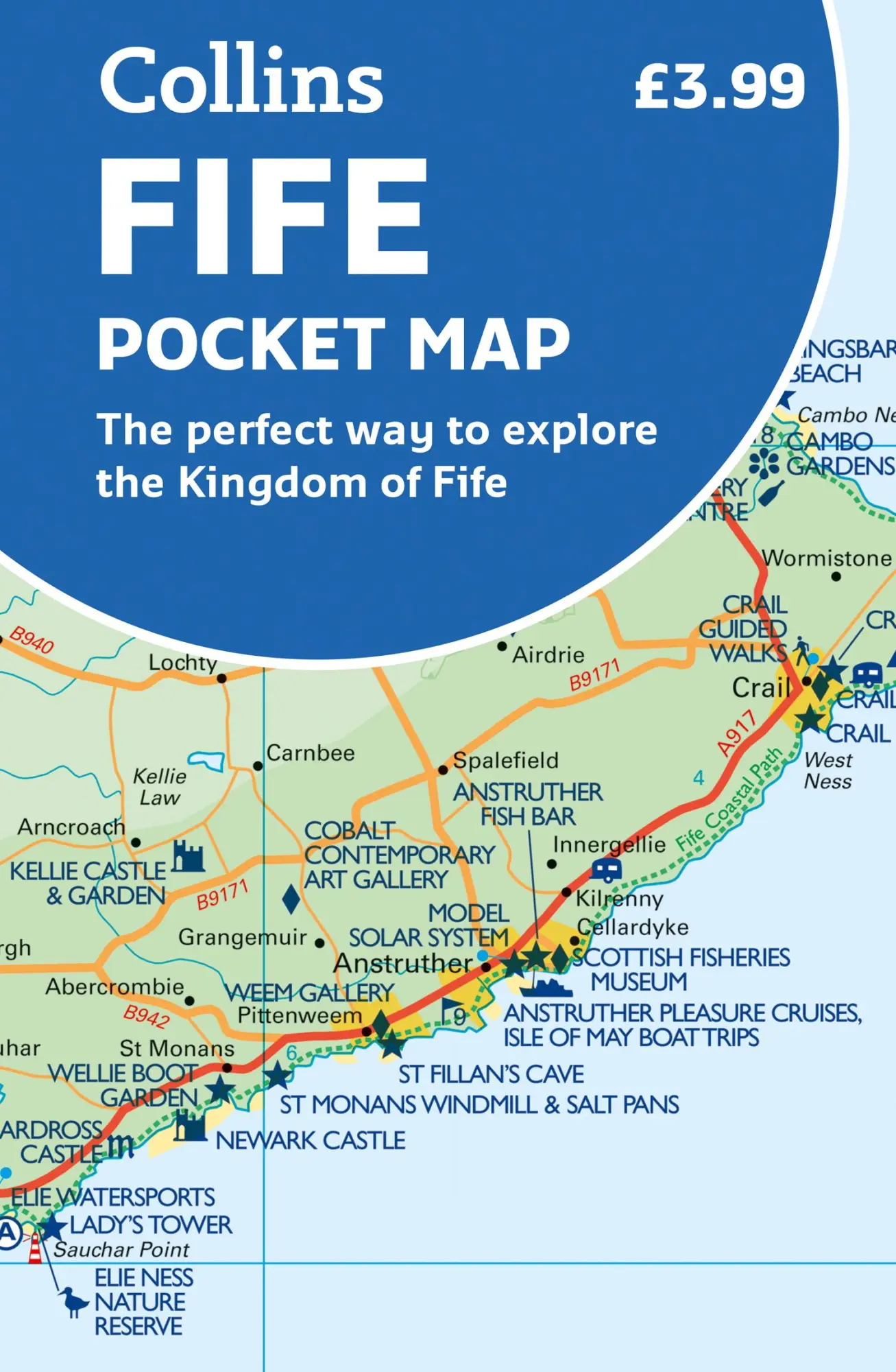 Cover: 9780008467449 | Fife Pocket Map | Collins Maps | (Land-)Karte | Karte/Landkarte | 2021