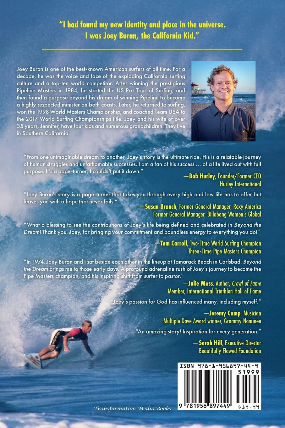 Rückseite: 9781956897449 | Beyond the Dream | Joey Buran | Taschenbuch | Englisch | 2024