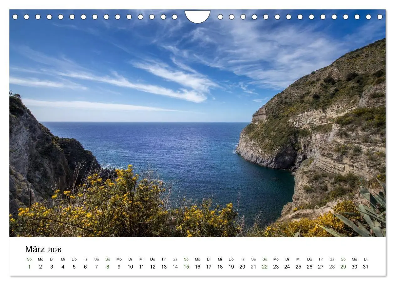 Bild: 9783457947449 | Ischia - Isola verde (Wandkalender 2026 DIN A4 quer), CALVENDO...
