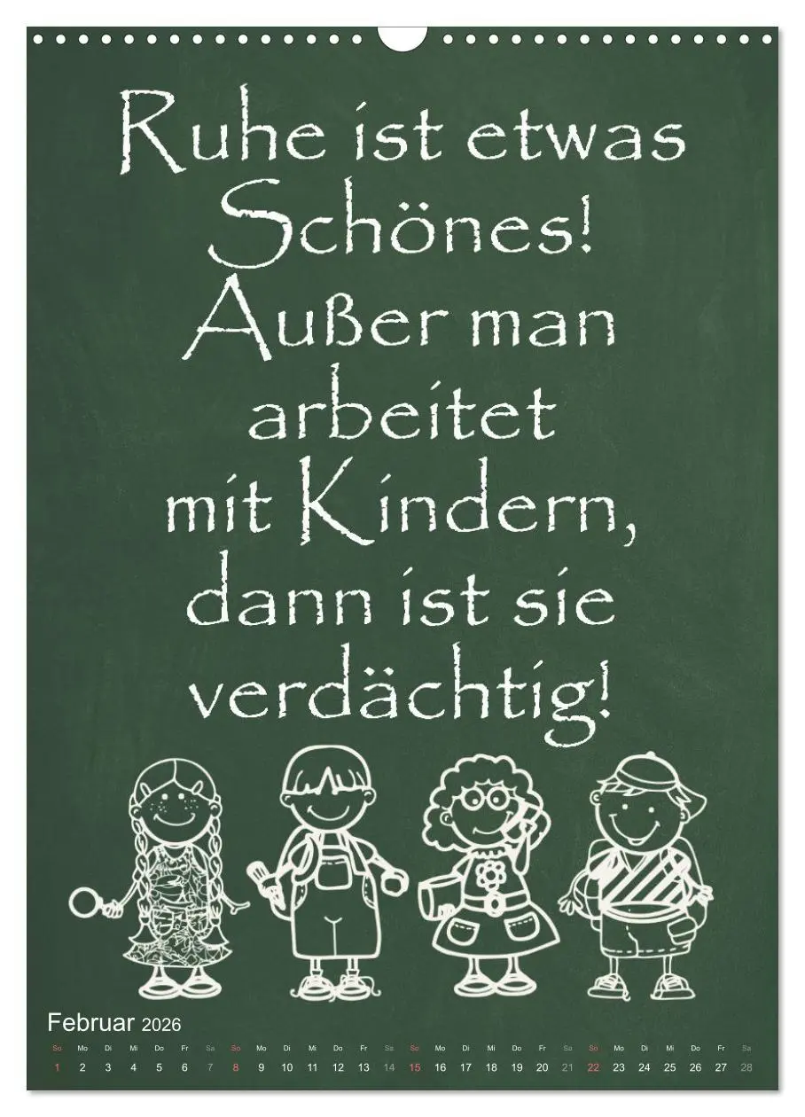 Bild: 9783516347449 | Coole Lehrersprüche (Wandkalender 2026 DIN A3 hoch), CALVENDO...