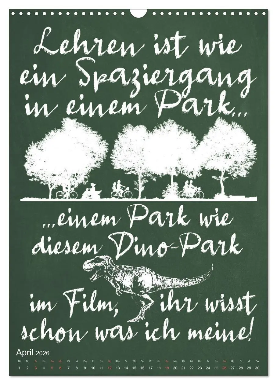 Bild: 9783516347449 | Coole Lehrersprüche (Wandkalender 2026 DIN A3 hoch), CALVENDO...