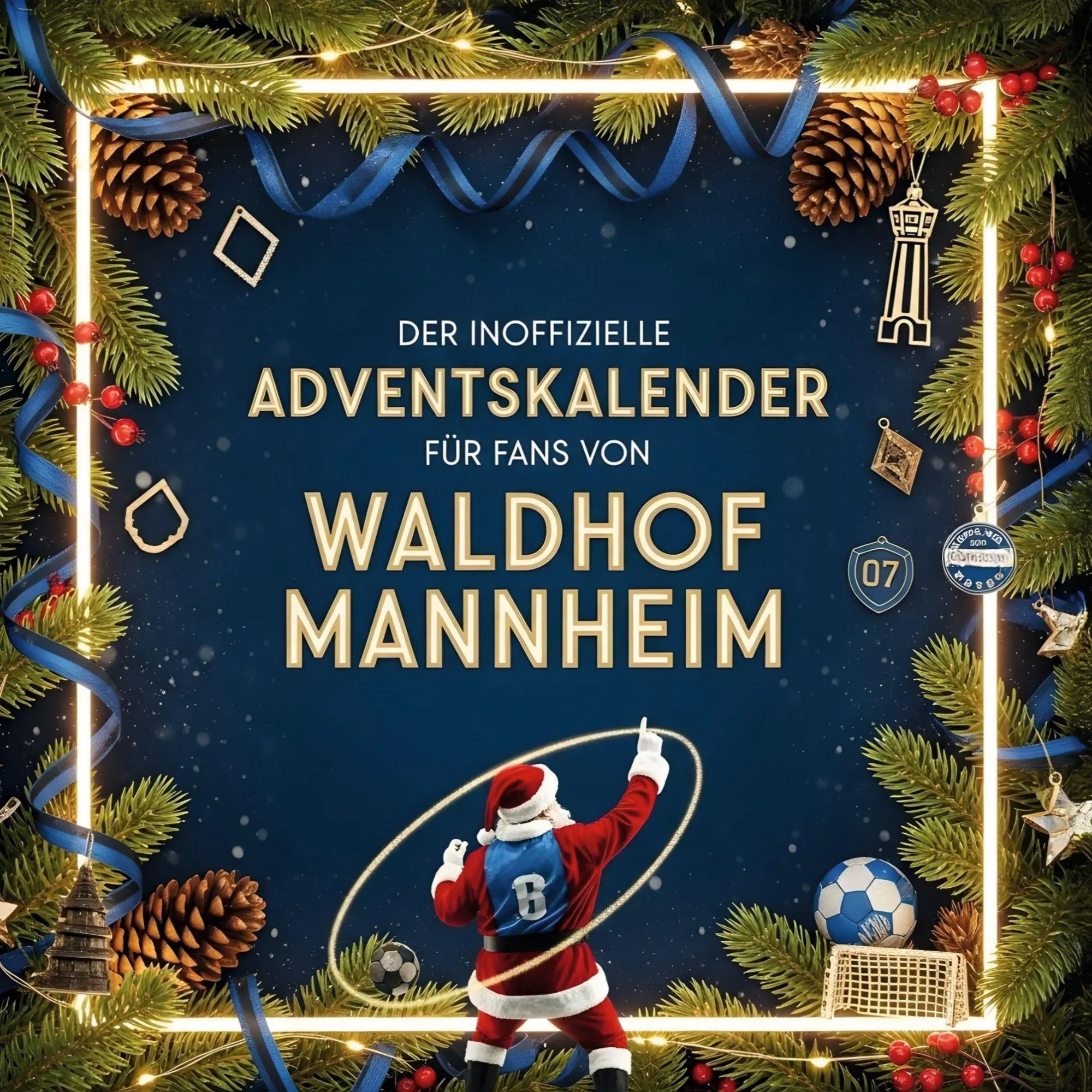 Cover: 9783695307449 | Der inoffizielle Adventskalender für Fans von Waldhof Mannheim | Buch