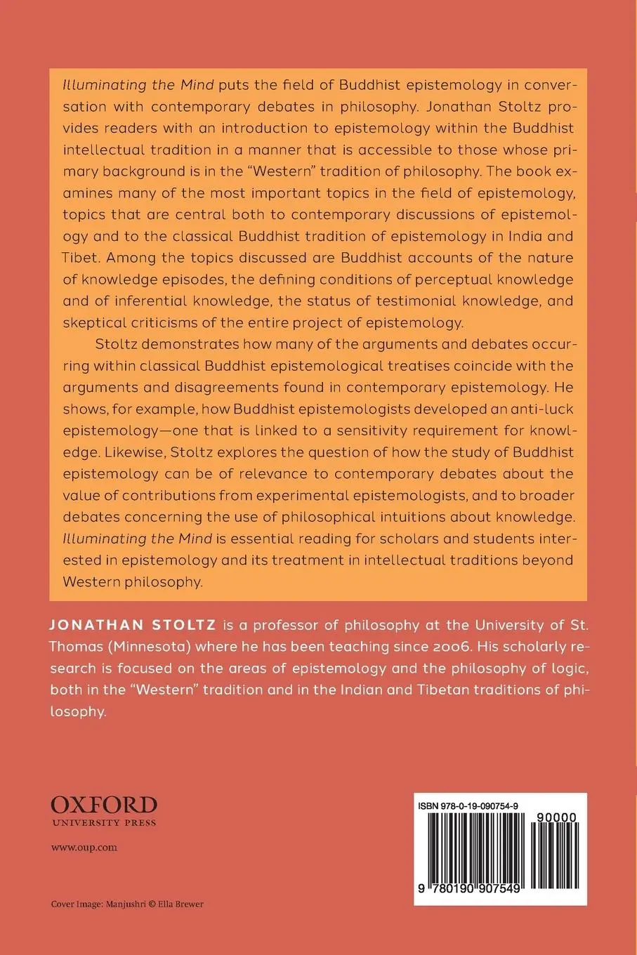 Rückseite: 9780190907549 | Illuminating the Mind | An Introduction to Buddhist Epistemology