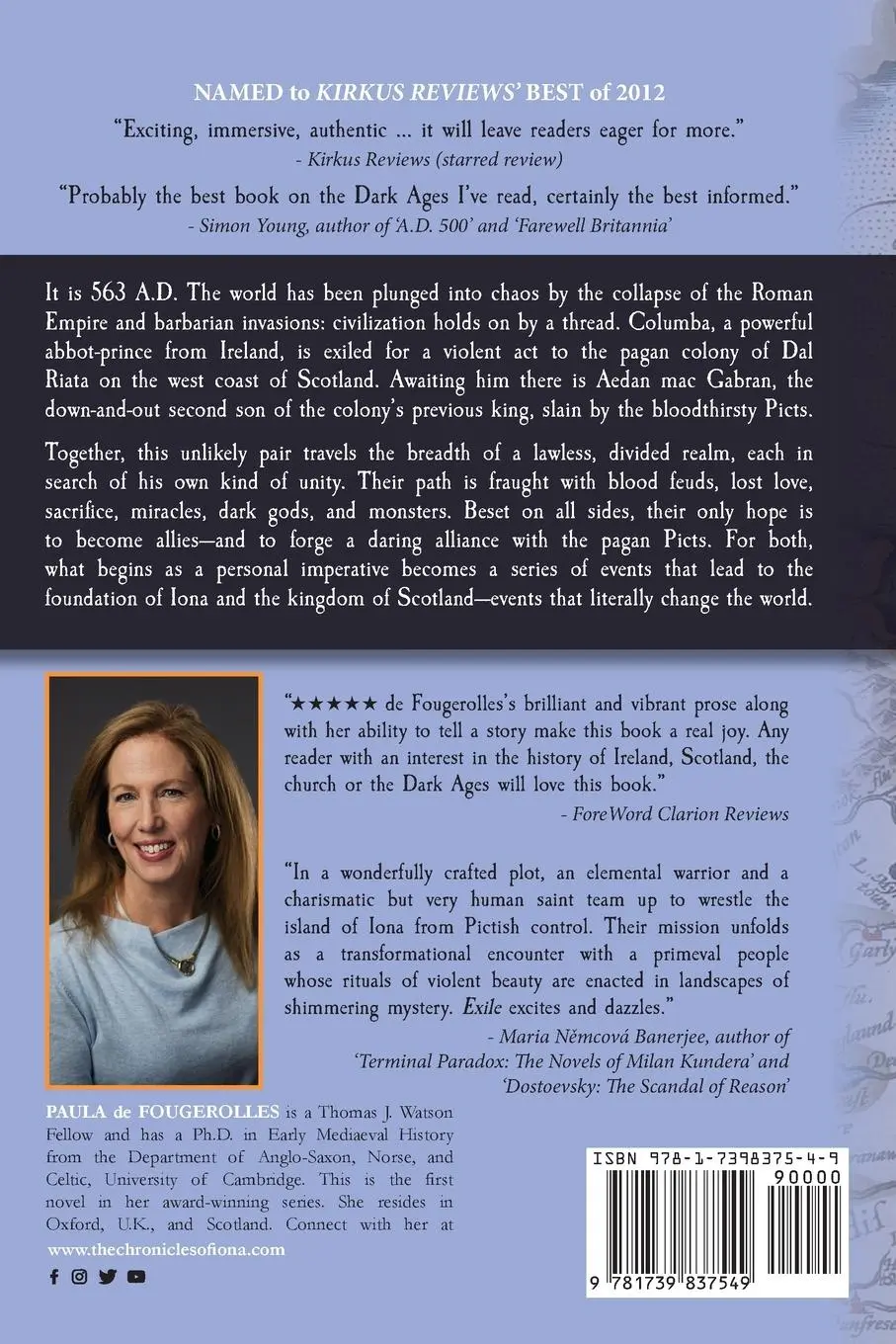 Rückseite: 9781739837549 | The Chronicles of Iona | Exile | Paula De Fougerolles | Taschenbuch