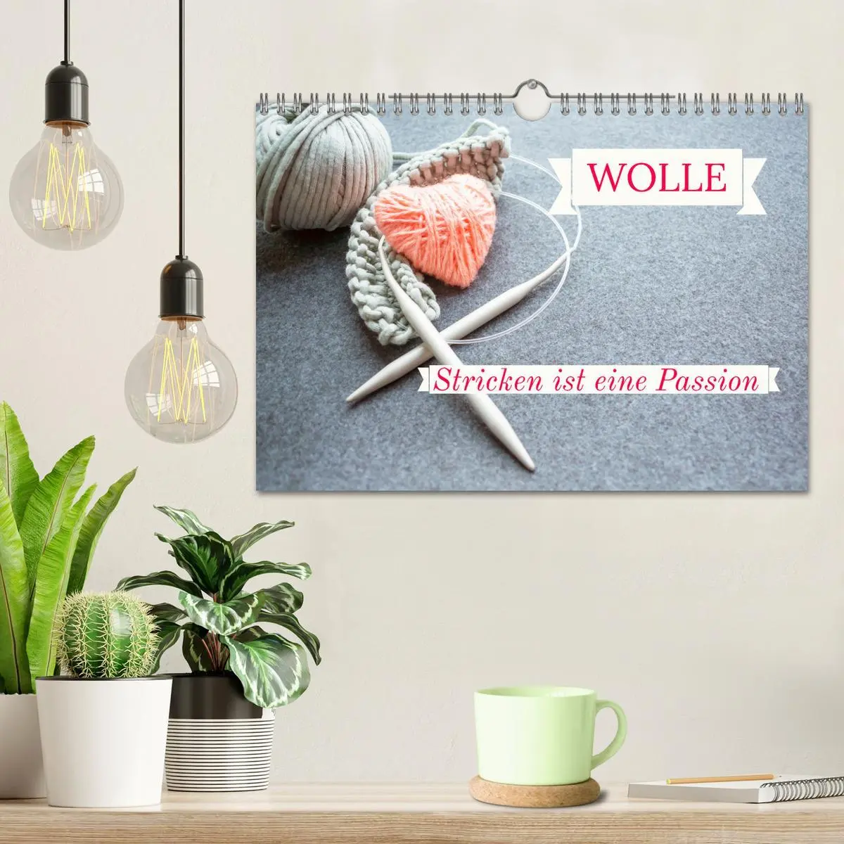 Bild: 9783457557549 | WOLLE Stricken ist eine Passion (Wandkalender 2026 DIN A4 quer),...