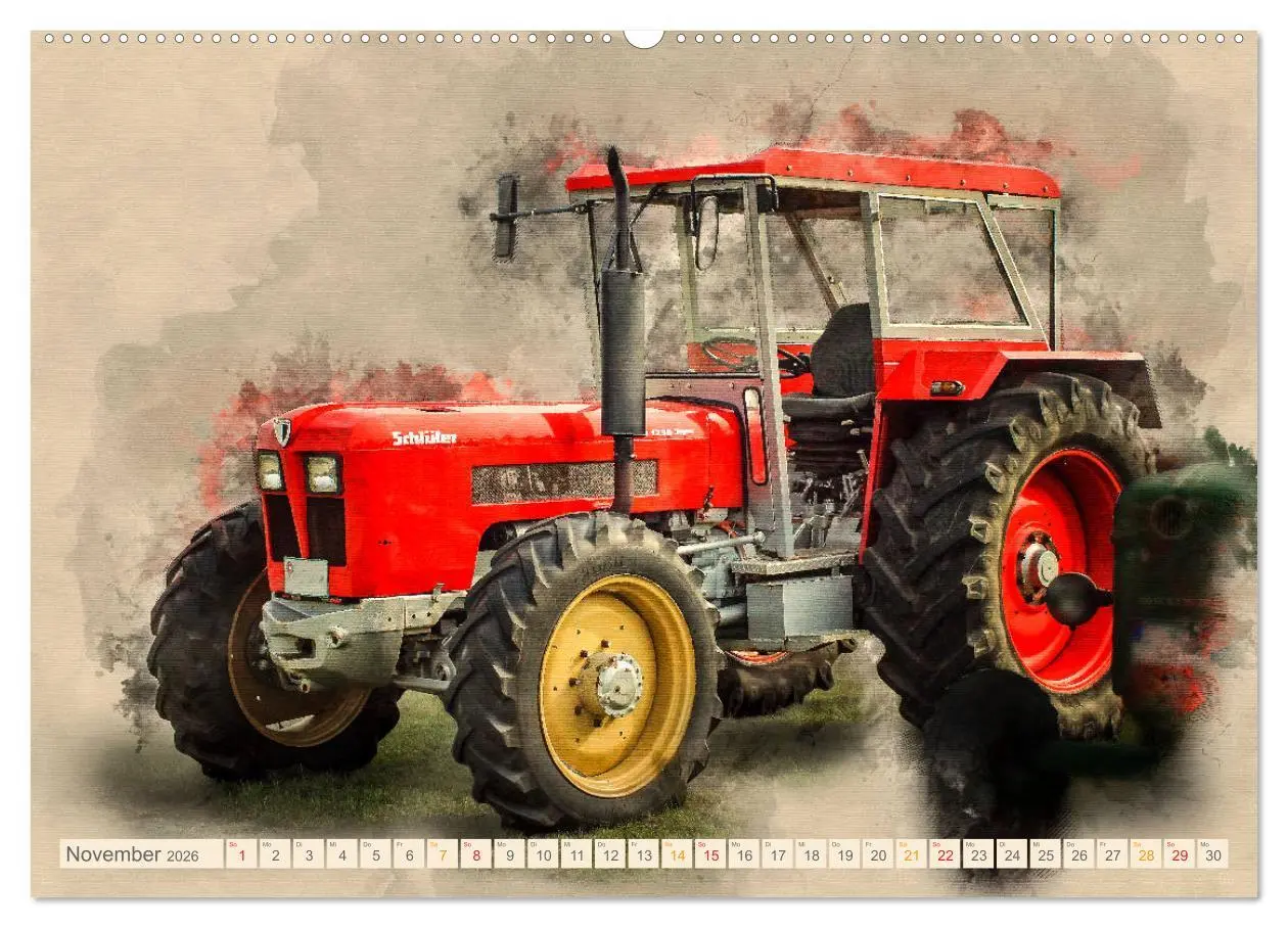 Bild: 9783457867549 | Traktoren für Liebhaber (Wandkalender 2026 DIN A2 quer), CALVENDO...