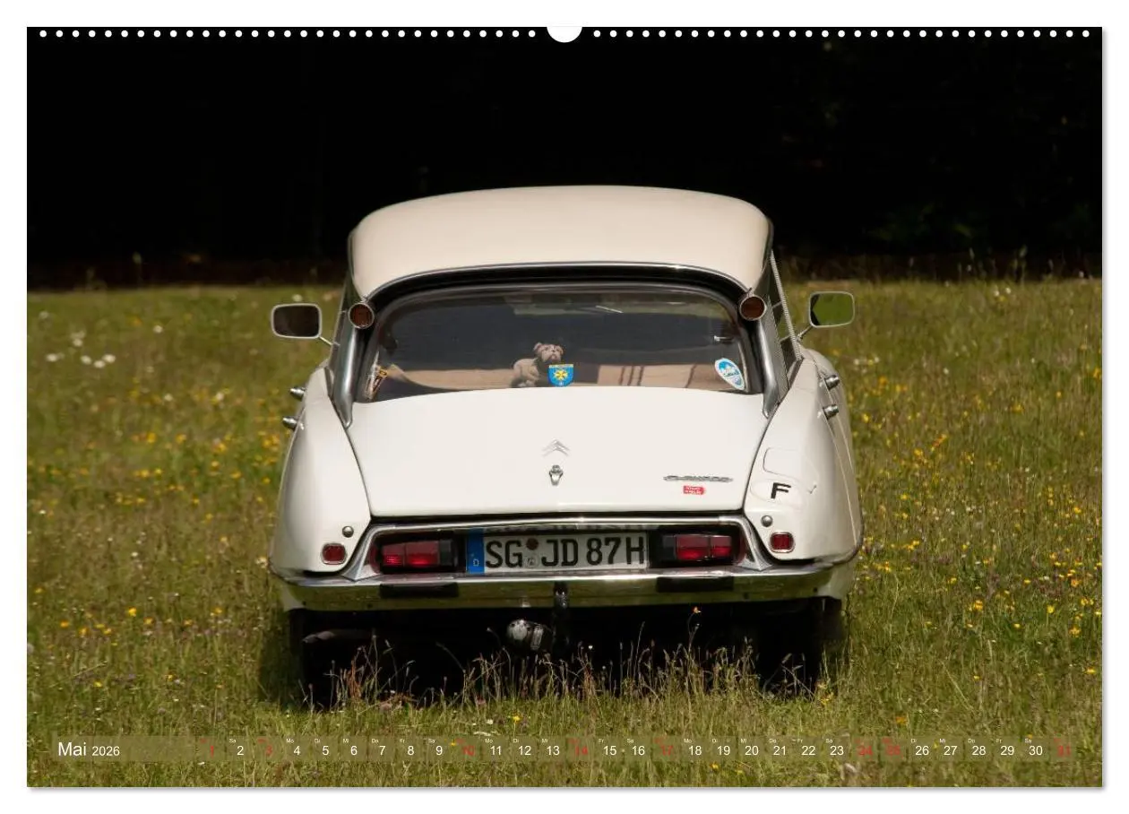 Bild: 9783516027549 | Citroën DS - Göttin in weiß (Wandkalender 2026 DIN A2 quer),...