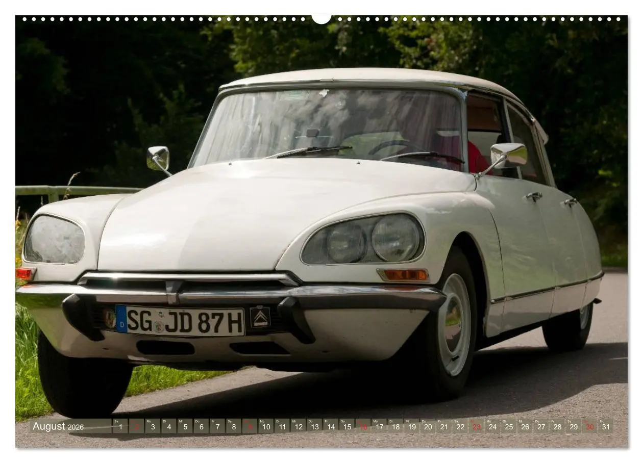 Bild: 9783516027549 | Citroën DS - Göttin in weiß (Wandkalender 2026 DIN A2 quer),...