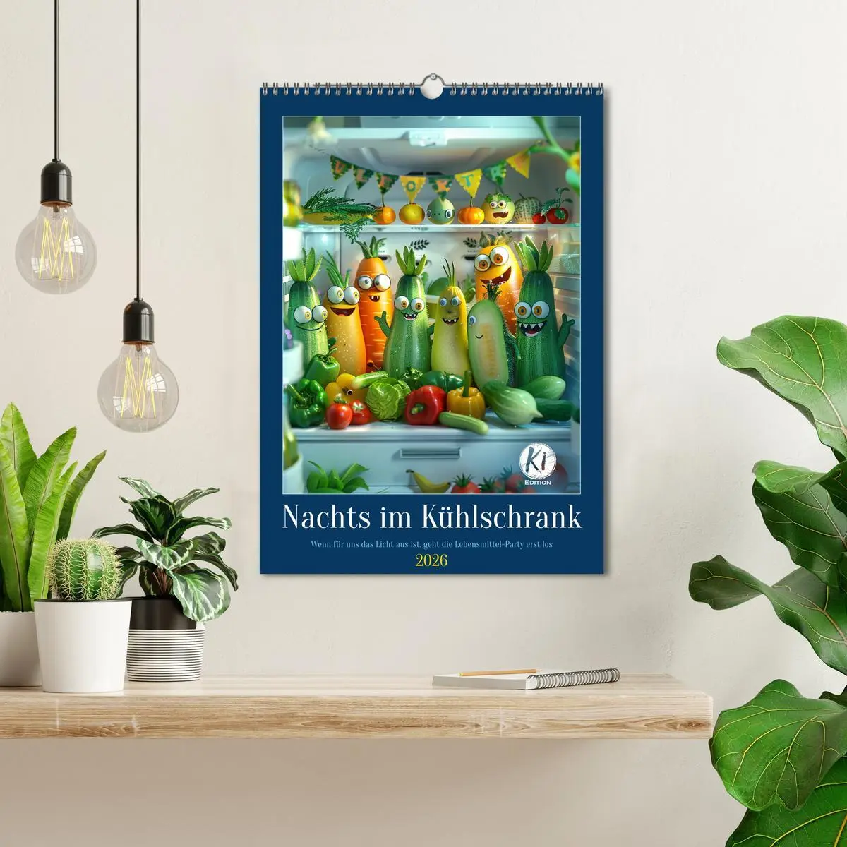 Bild: 9783516267549 | Nachts im Kühlschrank (Wandkalender 2026 DIN A3 hoch), CALVENDO...