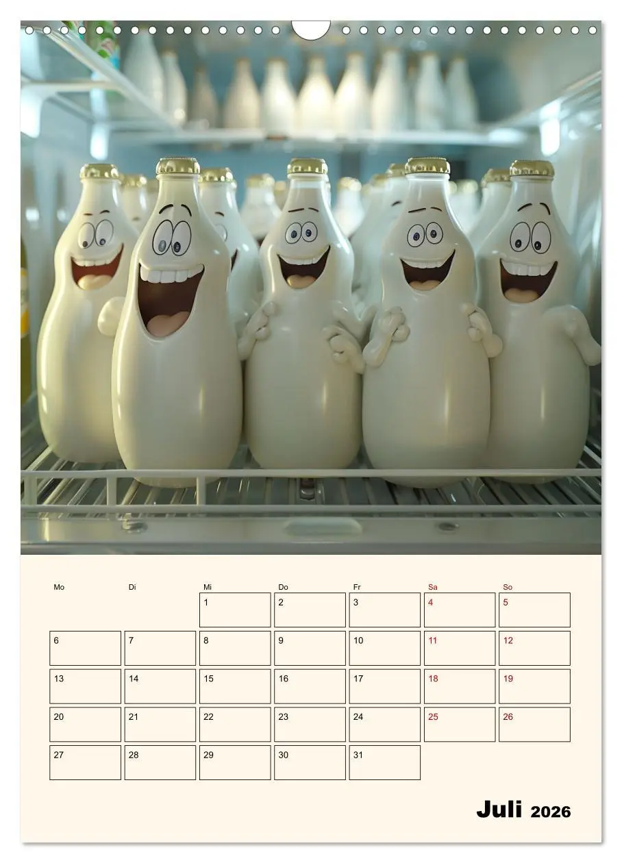 Bild: 9783516267549 | Nachts im Kühlschrank (Wandkalender 2026 DIN A3 hoch), CALVENDO...