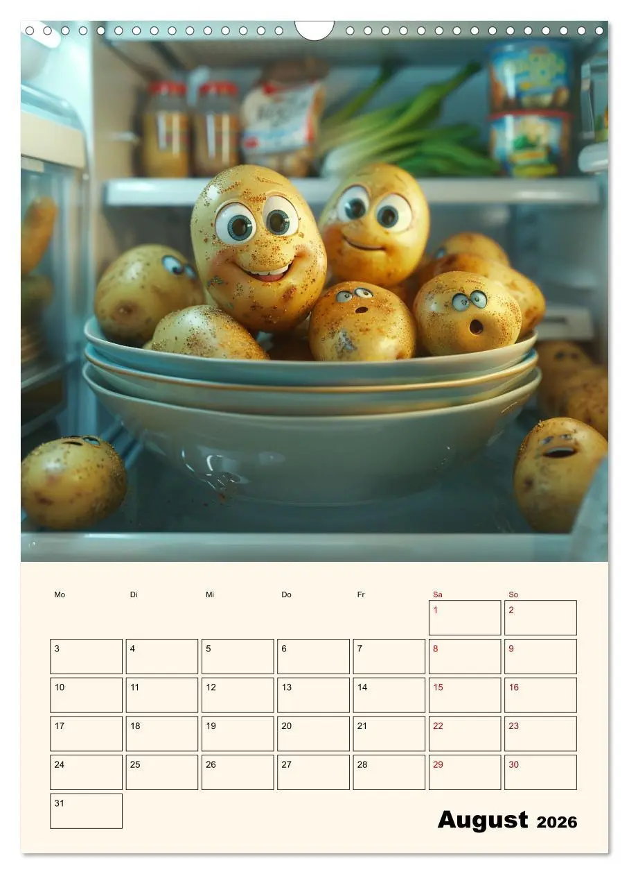 Bild: 9783516267549 | Nachts im Kühlschrank (Wandkalender 2026 DIN A3 hoch), CALVENDO...