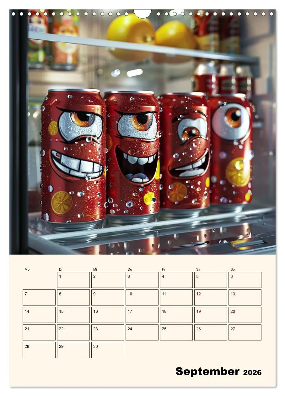 Bild: 9783516267549 | Nachts im Kühlschrank (Wandkalender 2026 DIN A3 hoch), CALVENDO...