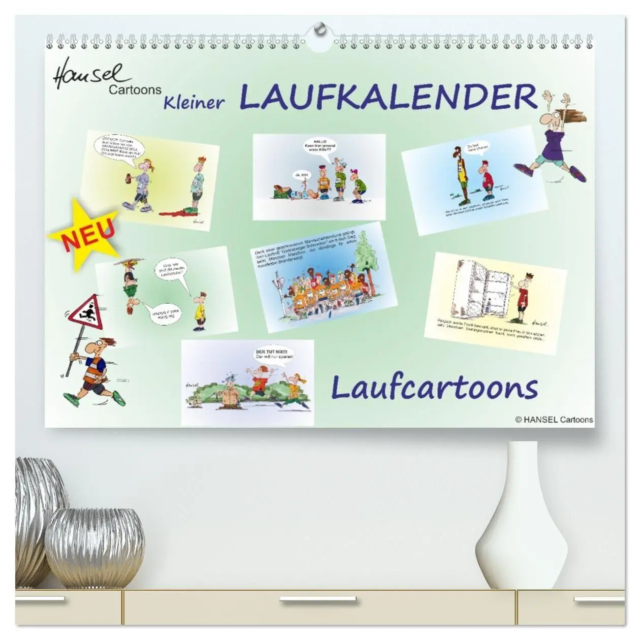 Cover: 9783569357549 | HANSELs kleiner Laufkalender (hochwertiger Premium Wandkalender...