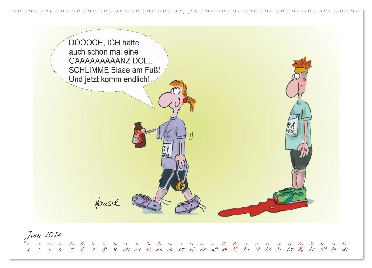 Bild: 9783569357549 | HANSELs kleiner Laufkalender (hochwertiger Premium Wandkalender...