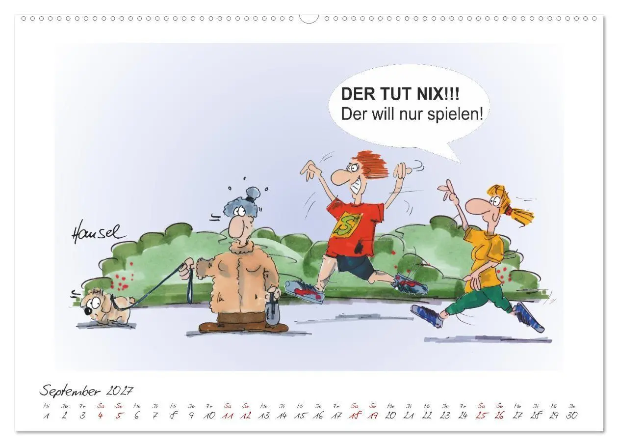 Bild: 9783569357549 | HANSELs kleiner Laufkalender (hochwertiger Premium Wandkalender...