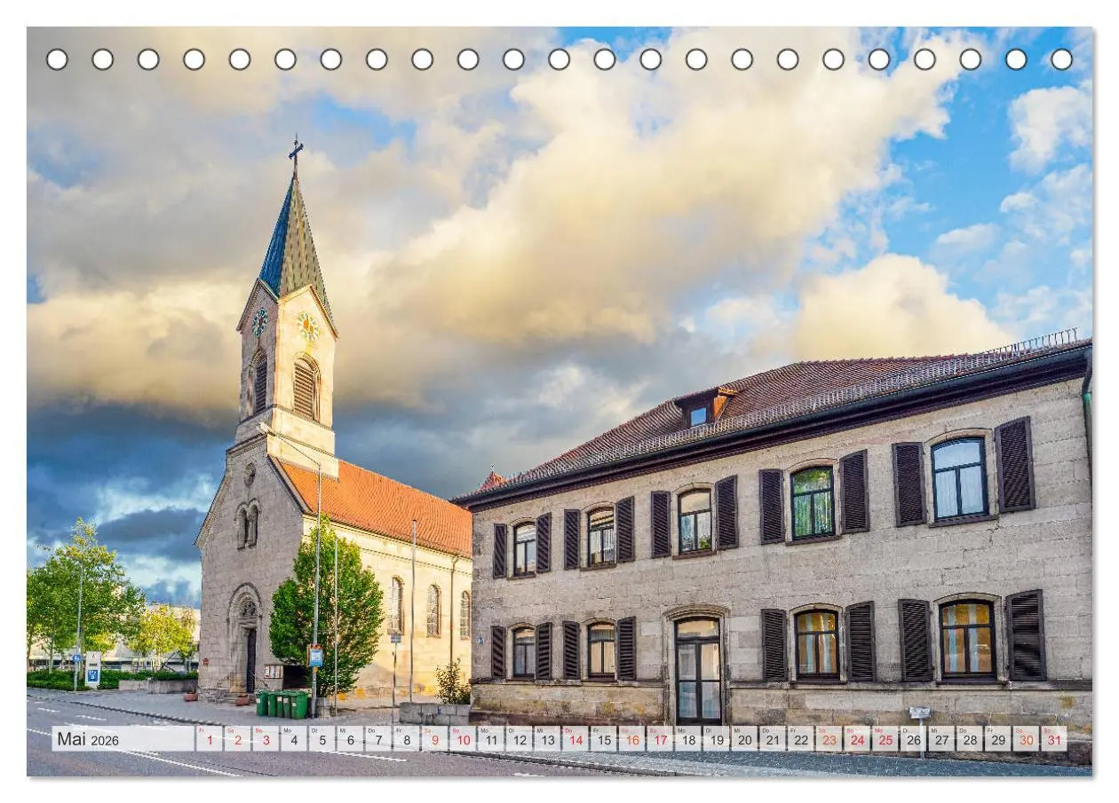 Bild: 9783457787649 | Schwabach Impressionen (Tischkalender 2026 DIN A5 quer), CALVENDO...