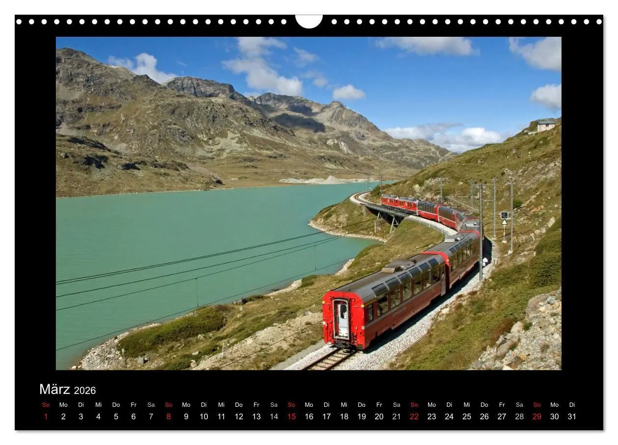 Bild: 9783516017649 | Oberengadin (Wandkalender 2026 DIN A3 quer), CALVENDO Monatskalender