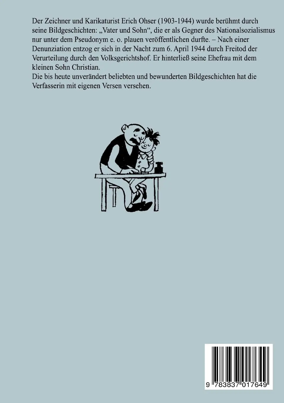 Rückseite: 9783837017649 | Vater und Sohn Band 2 | Inge Rosemann (u. a.) | Taschenbuch | 172 S.