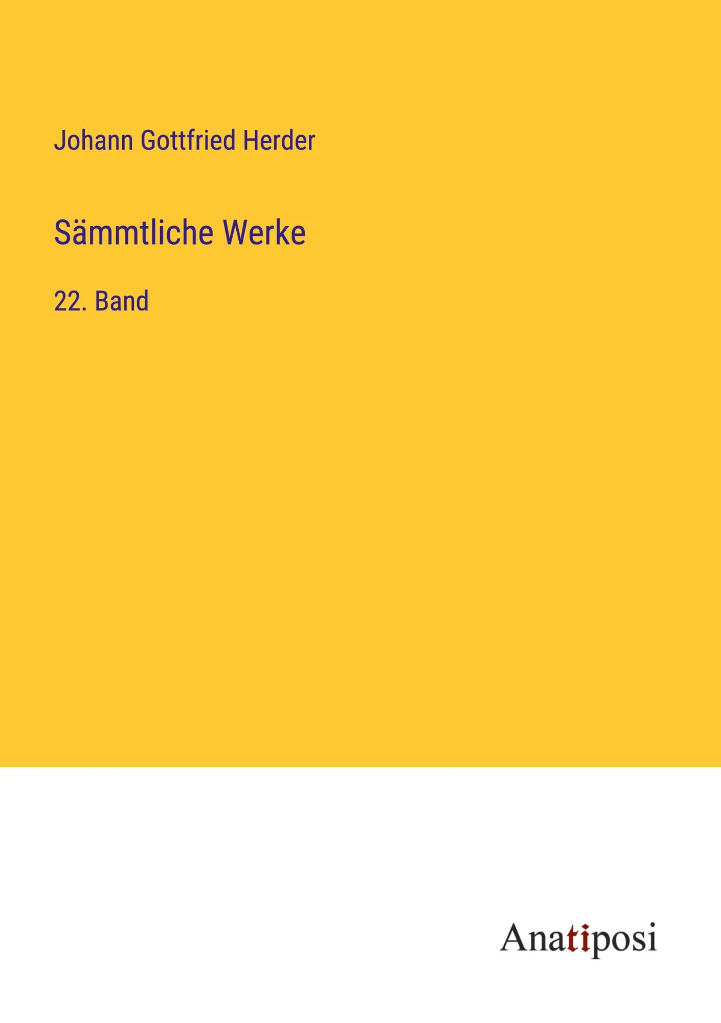 Sämmtliche Werke: 22. Band