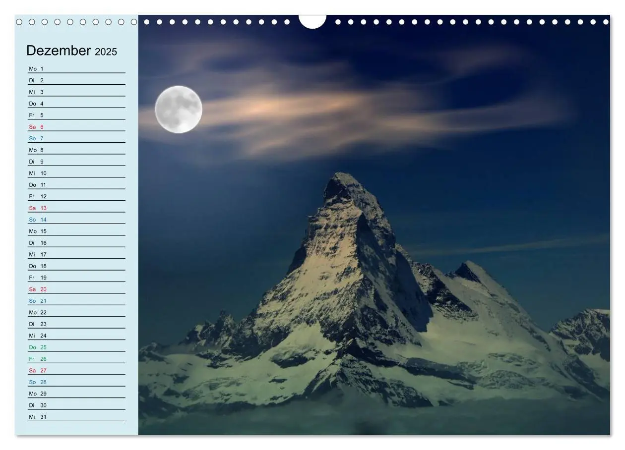 Bild: 9783383977749 | Faszination Horu Fotoimpressionen vom Matterhorn (Wandkalender 2025...