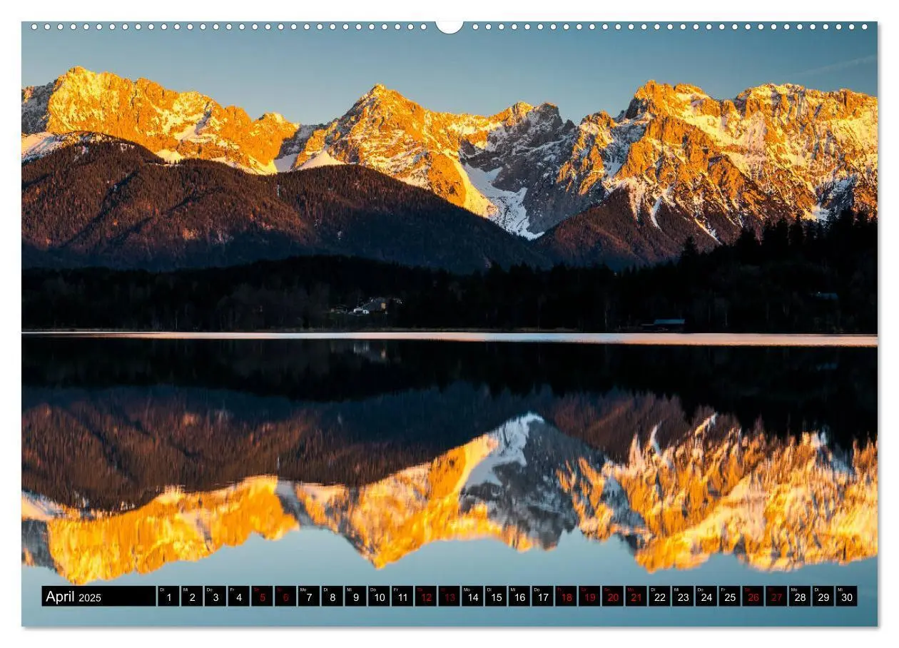 Bild: 9783435447749 | Berge. Alpenseen (Wandkalender 2025 DIN A2 quer), CALVENDO...