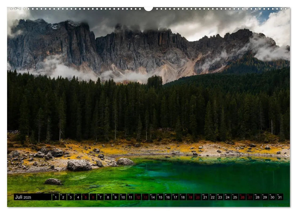 Bild: 9783435447749 | Berge. Alpenseen (Wandkalender 2025 DIN A2 quer), CALVENDO...